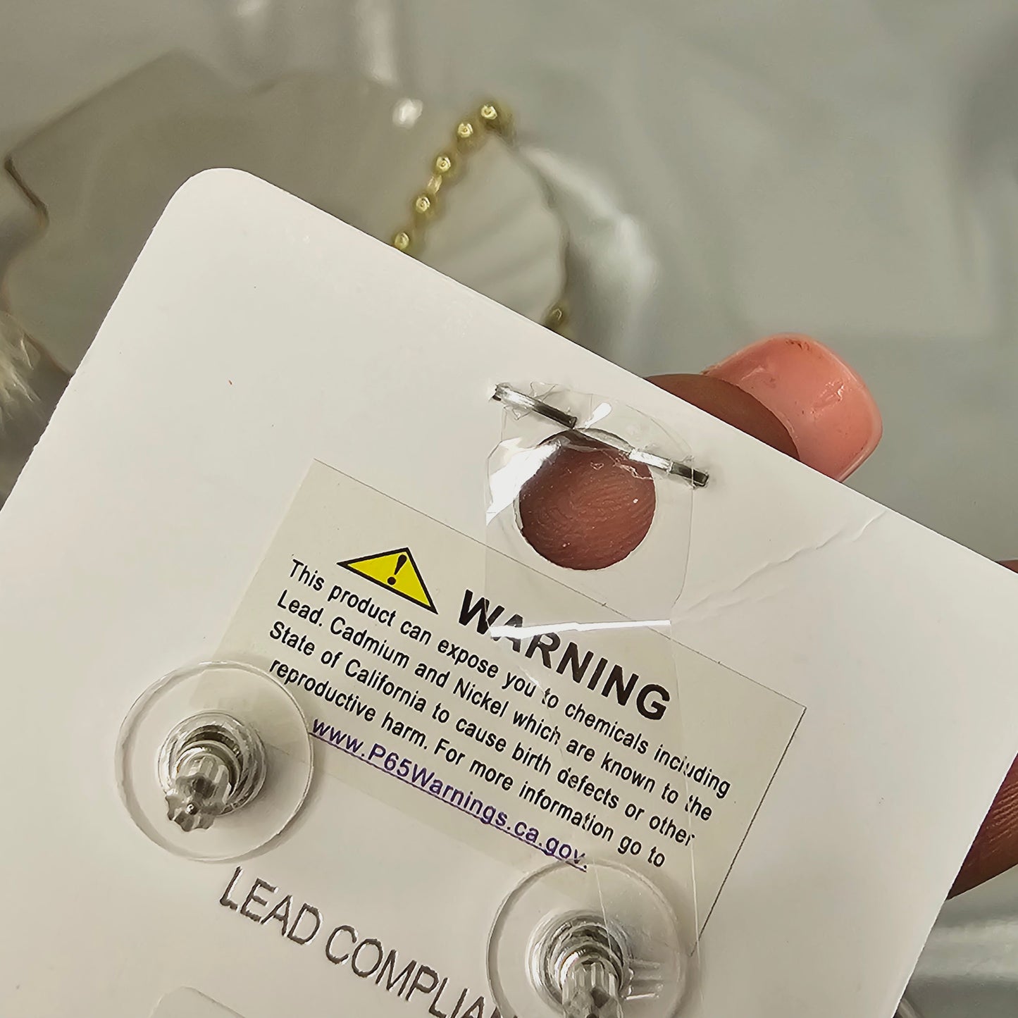 Chunky earring \ Aretes maximalistas color oro