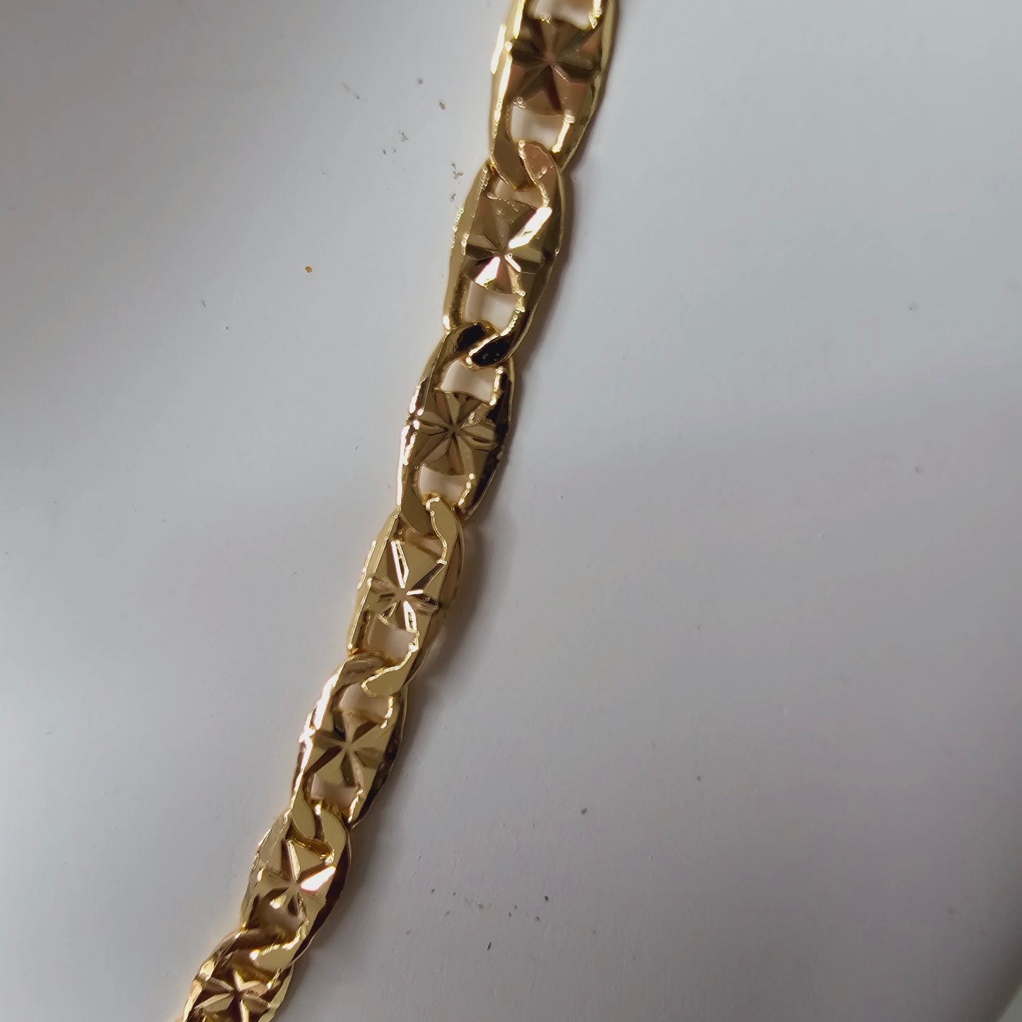 Cadenas de 20 pulgadas de largo de oro laminado  de alta calidad