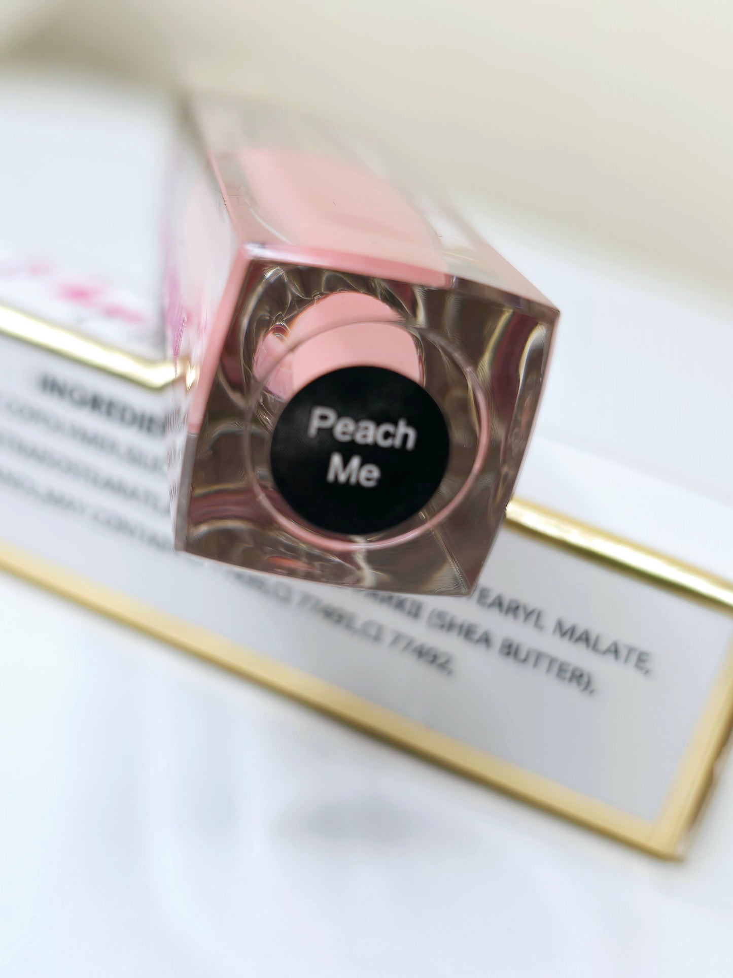 Peach me lip gloss