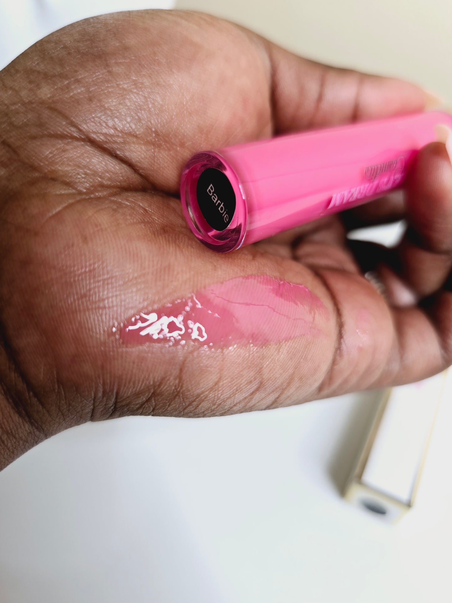 Barbie lip gloss Rose Color