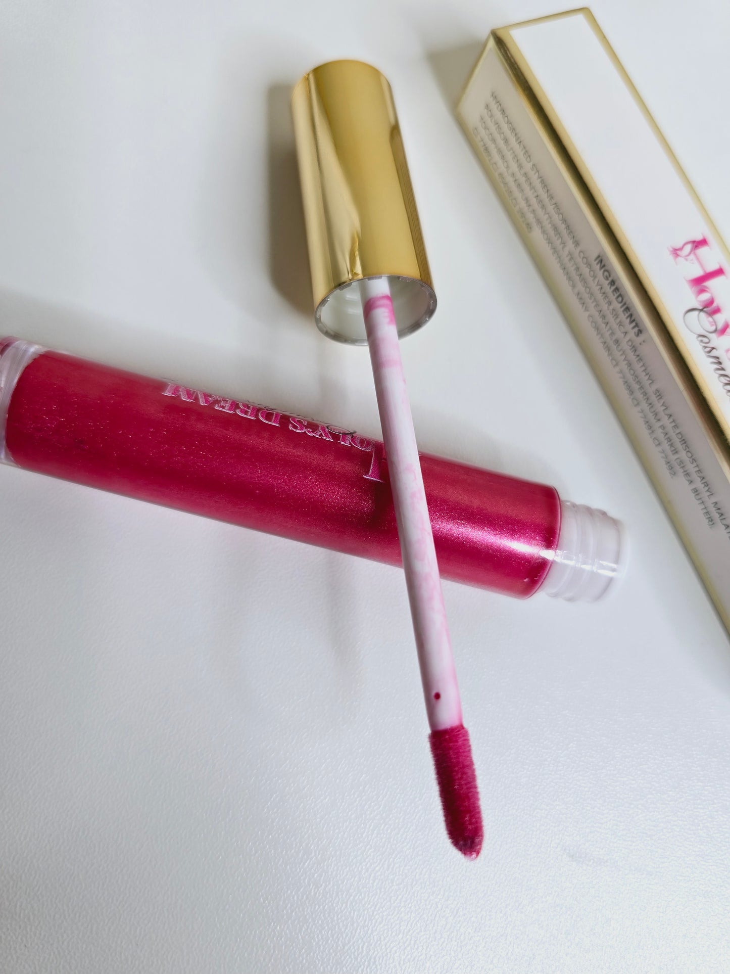 Angel lip gloss pearl rose Color