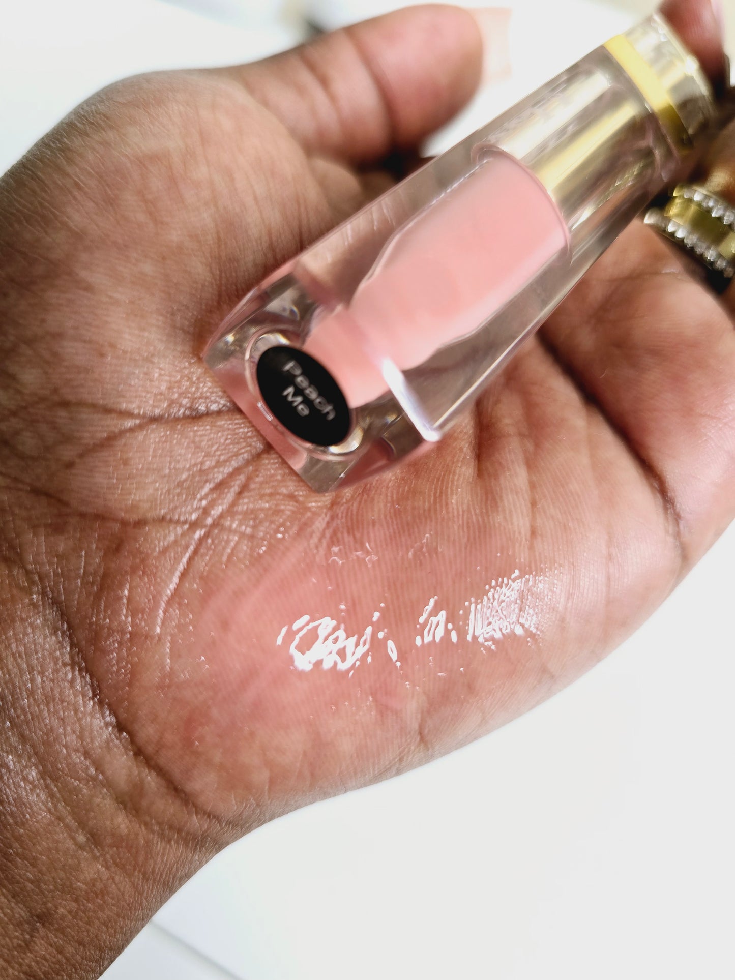 Peach me lip gloss