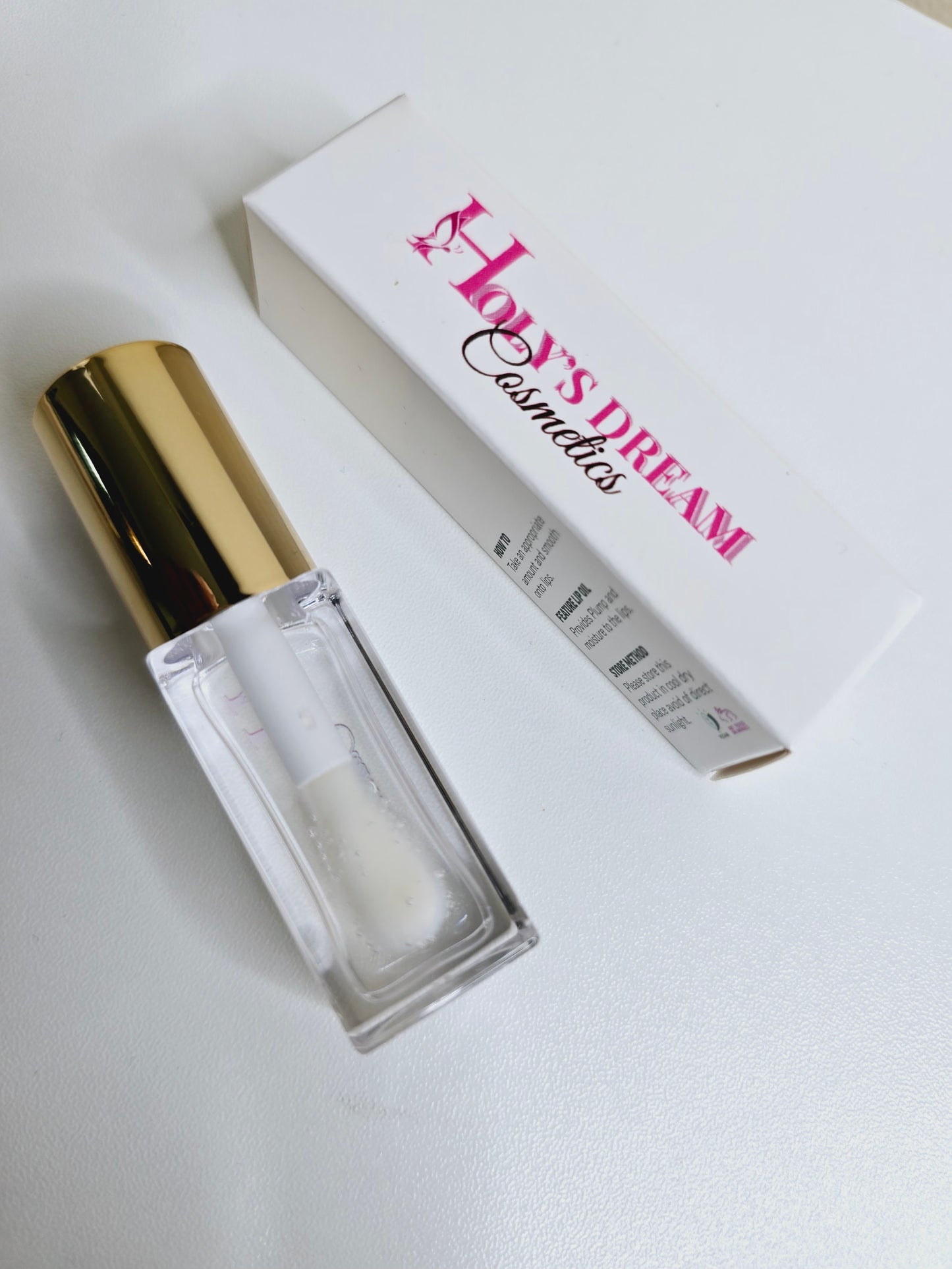 Clear Lip Oil filler effect