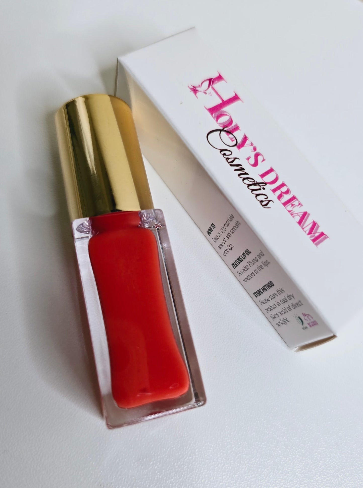 Strawberry Lip Oil filler effect