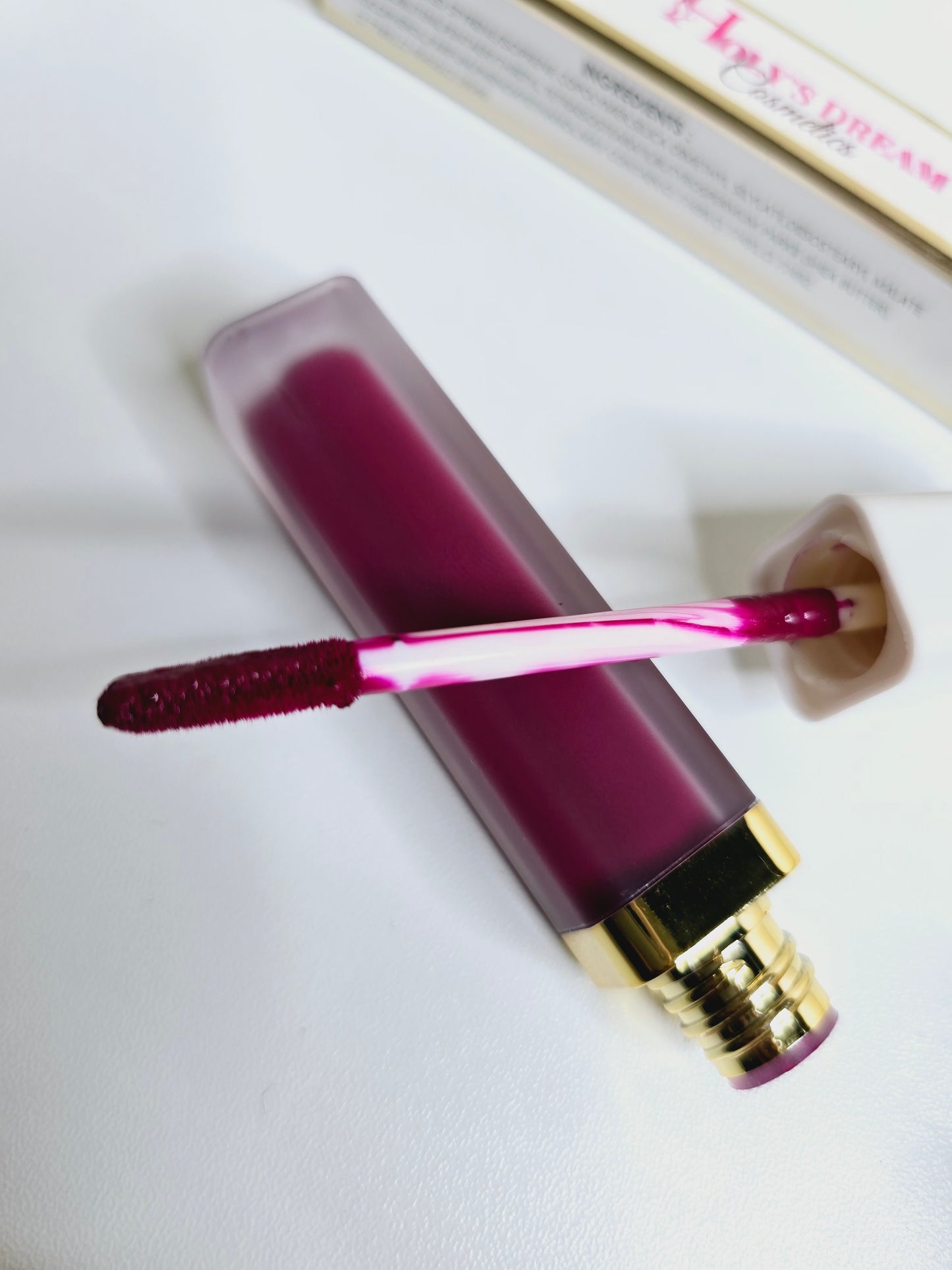 Gorgeous Matte Liquid lipstick dark magenta Color