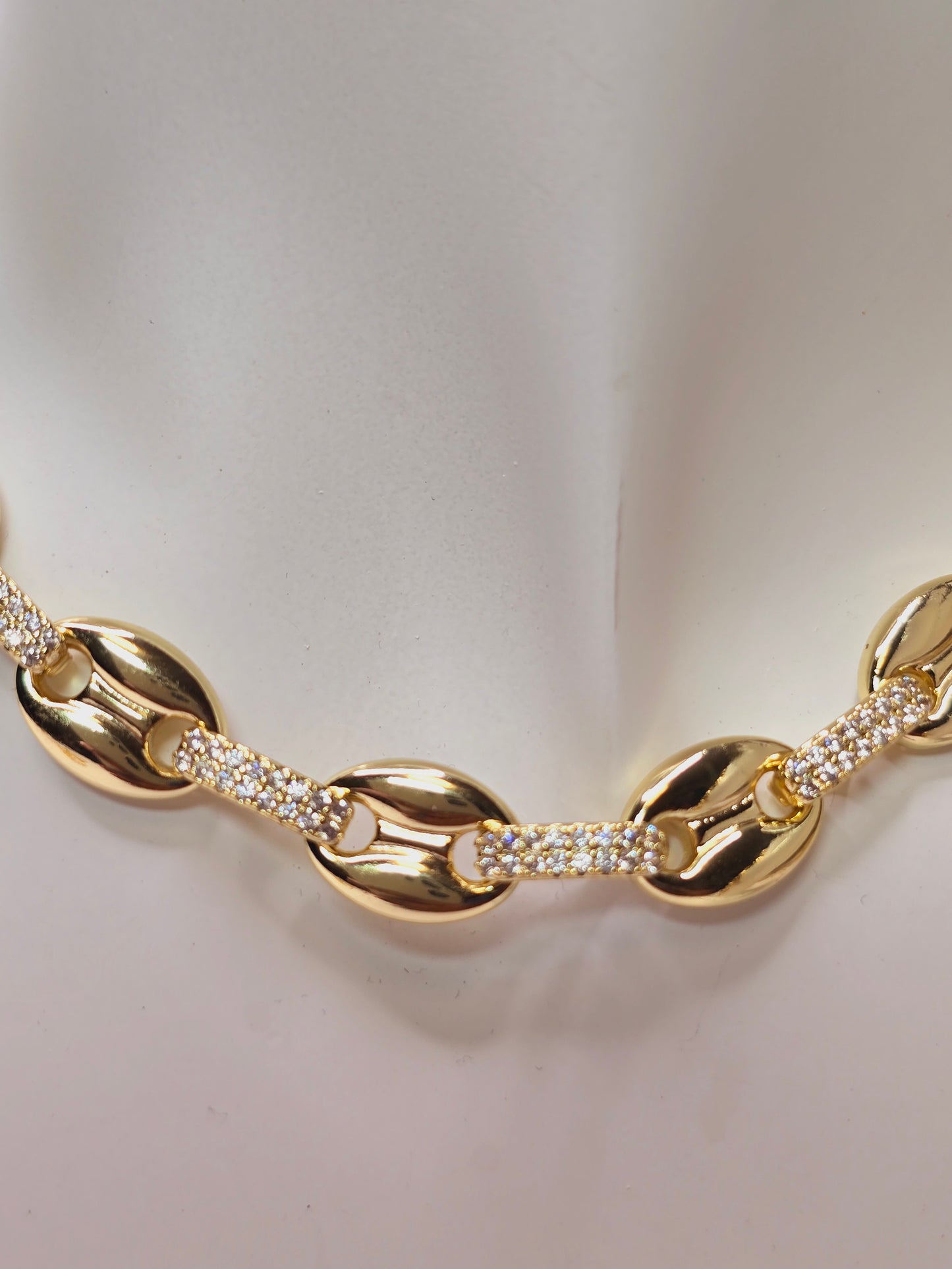 Chocker set with diamond necklace 18 in high quality - Cadena con dianante 18 pulgadas (Copy)