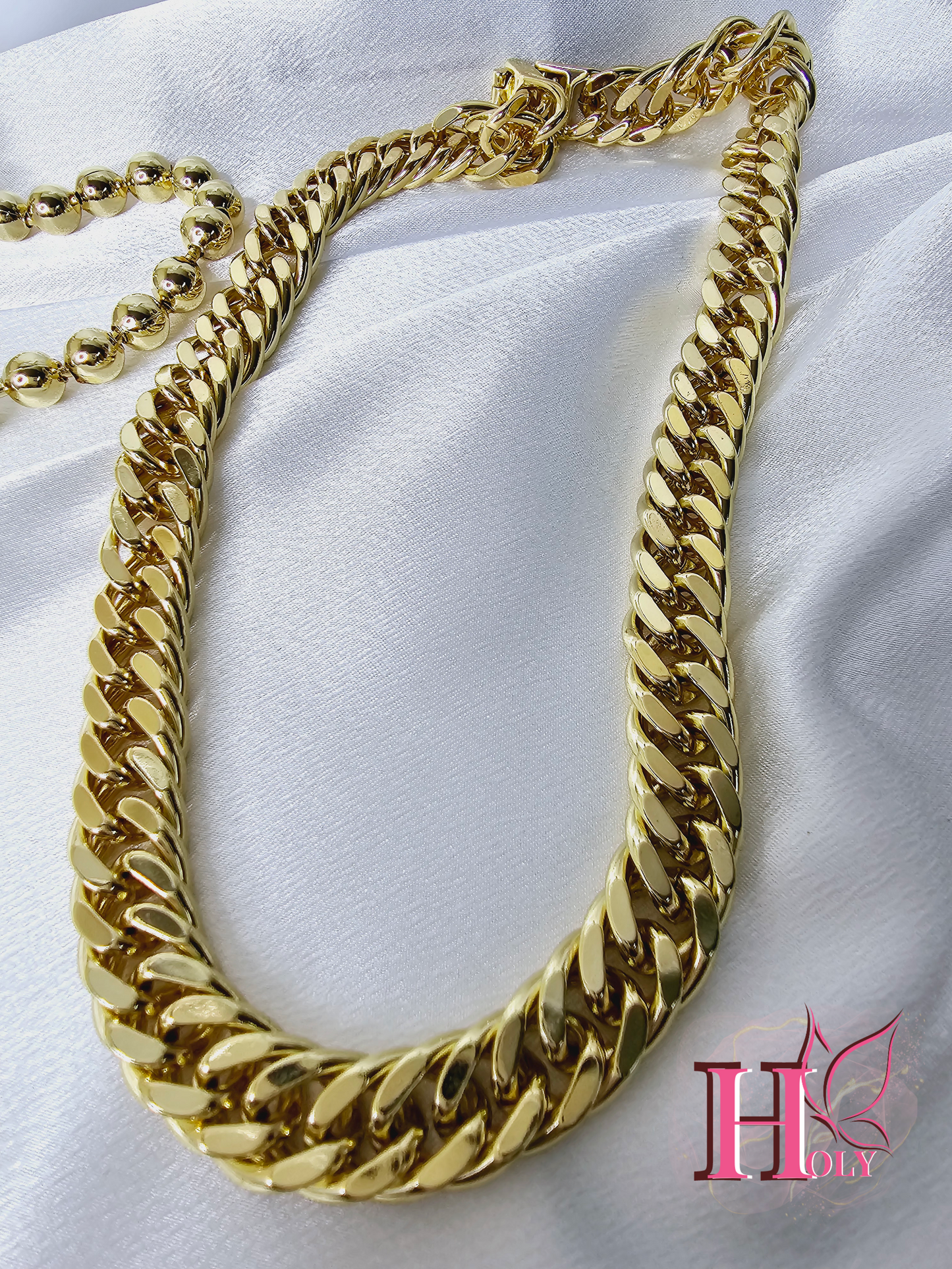 Gargantilla Cubana 18 IN