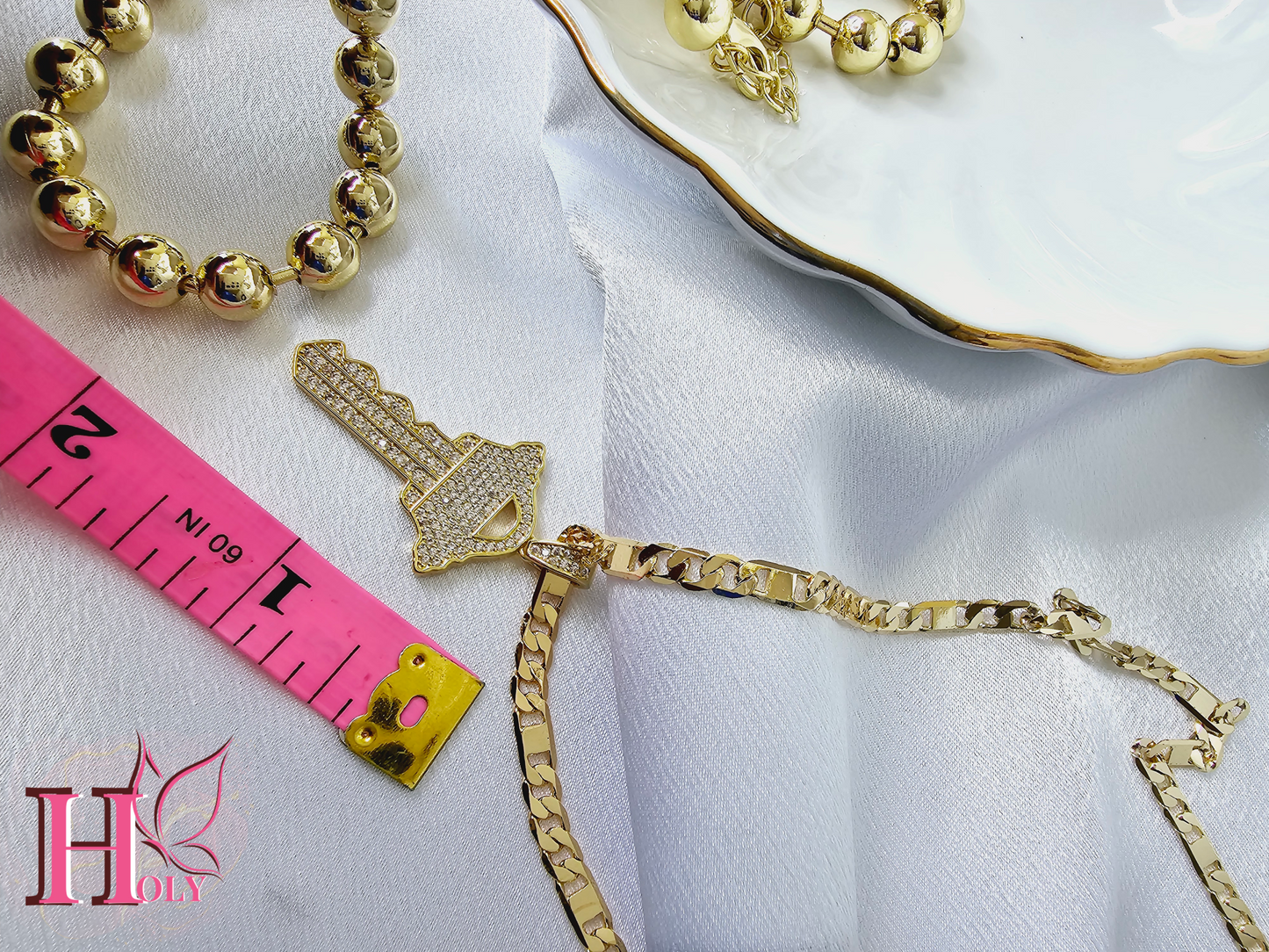 Dije Llave con piedras DIMANTADA DI001