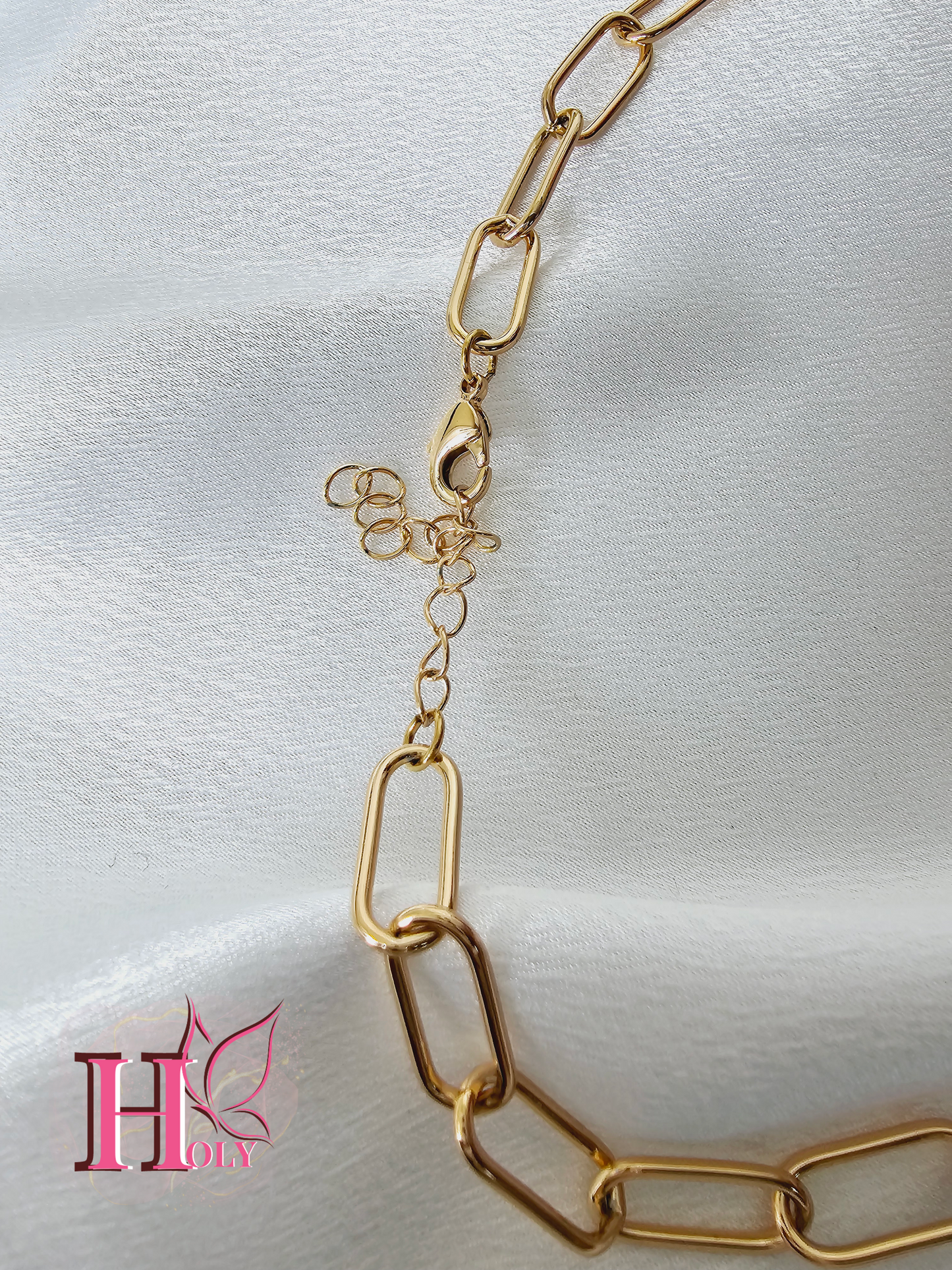 Gargantilla Paper Clip Rose CA004