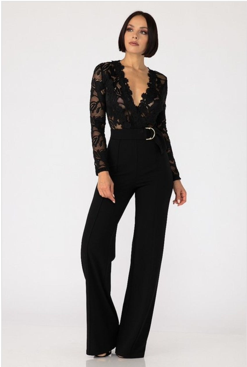 JUMPSUIT ELEGANTE NEGRO JP8296