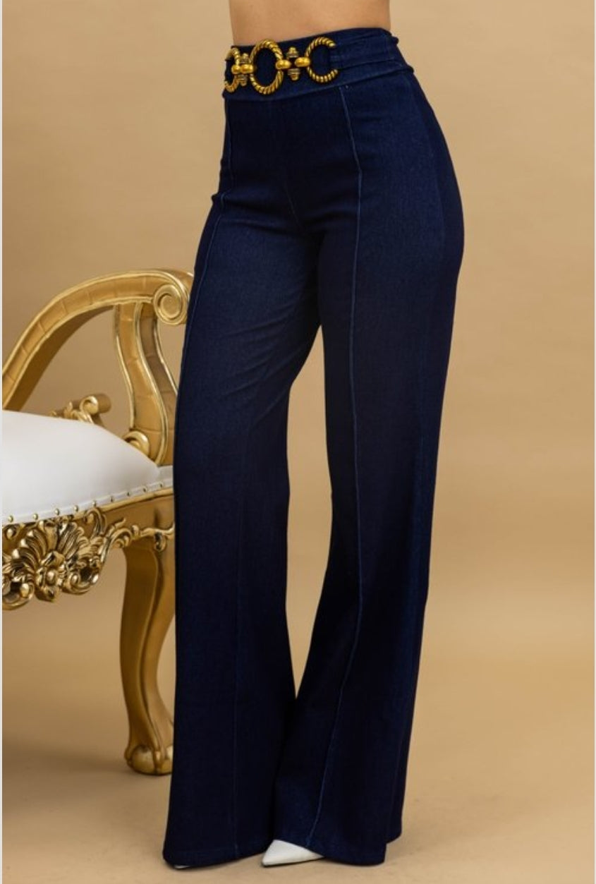 PANTALON DE VESTIR AZUL MARINO P19132