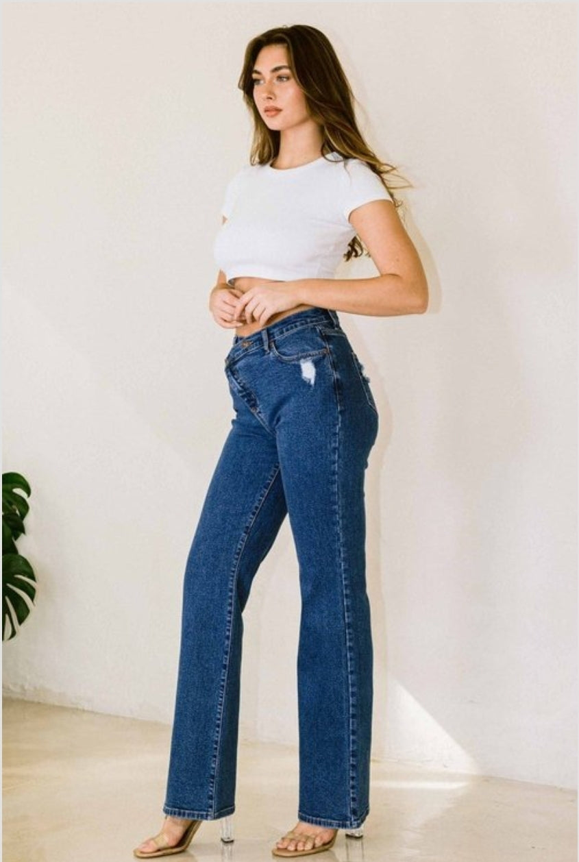 PANTALON JEANS VIBRANT ESTILO CLASICO EP-5129