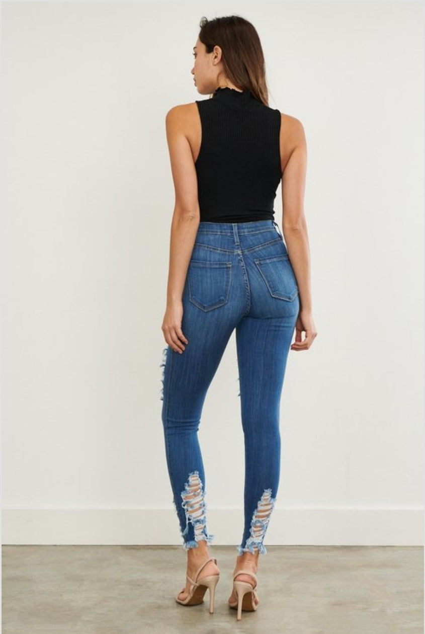 PANTALON JEANS VIBRANT STRECH SKINNY P-1209