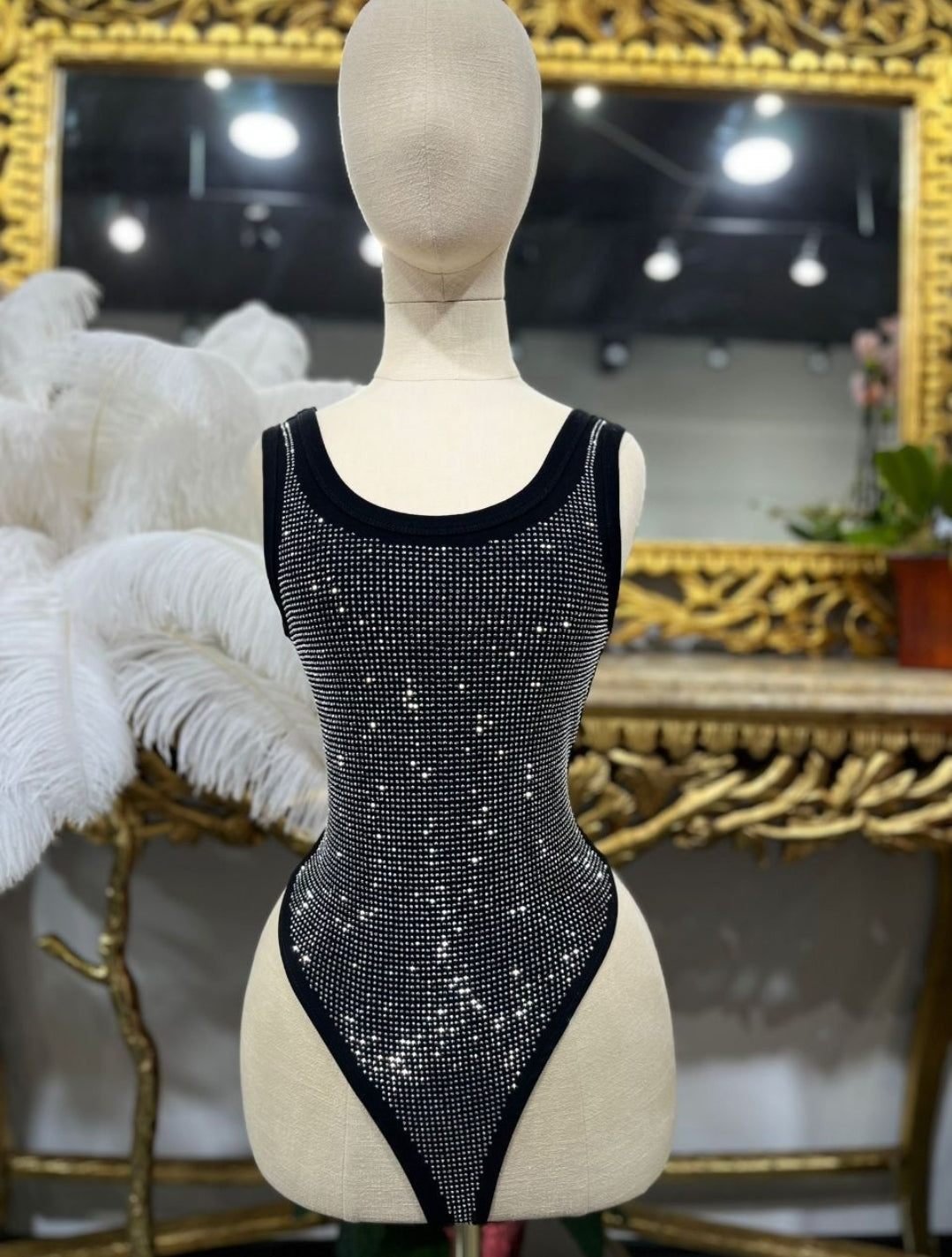 Body sin mangas Con brillo LC4395