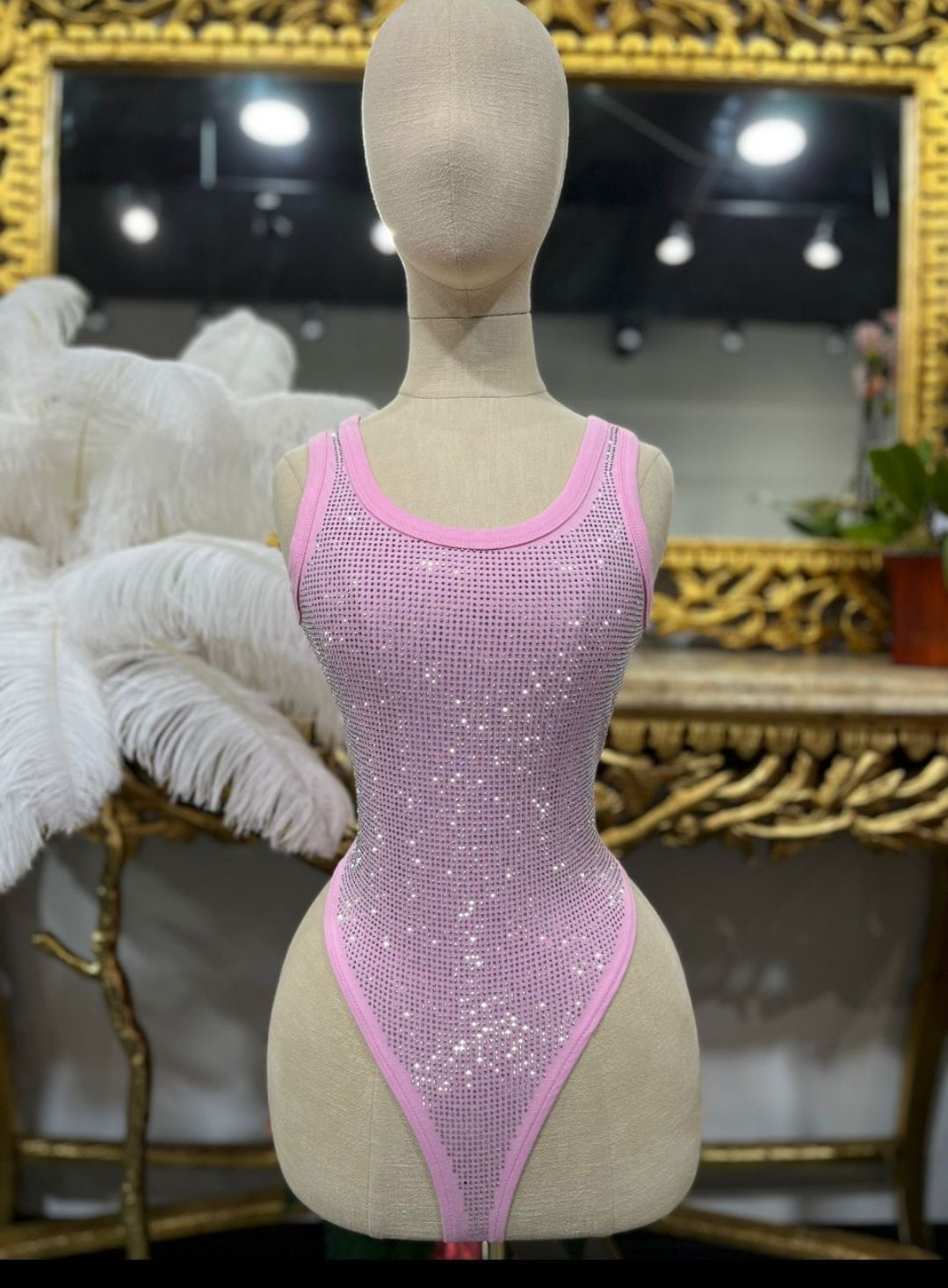 Body sin mangas Con brillo LC4395