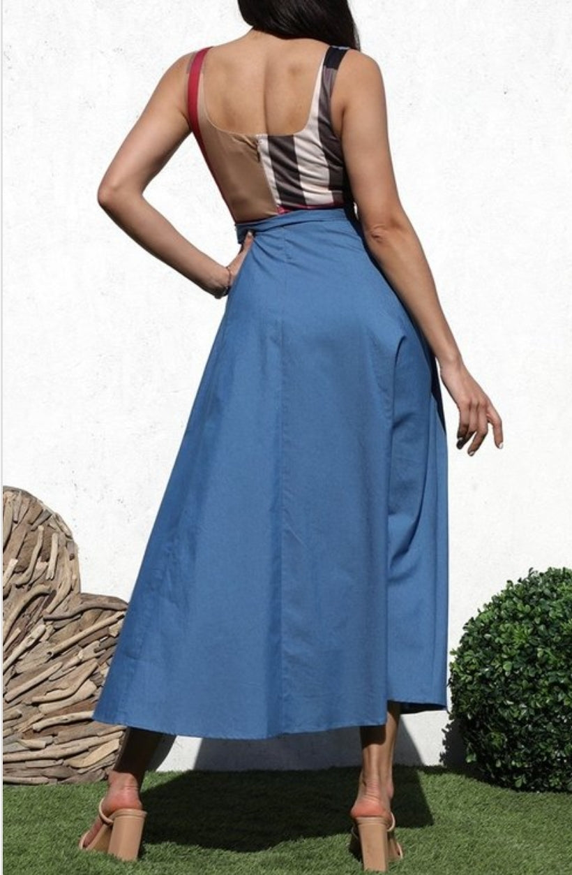 vestido midi estilo BB