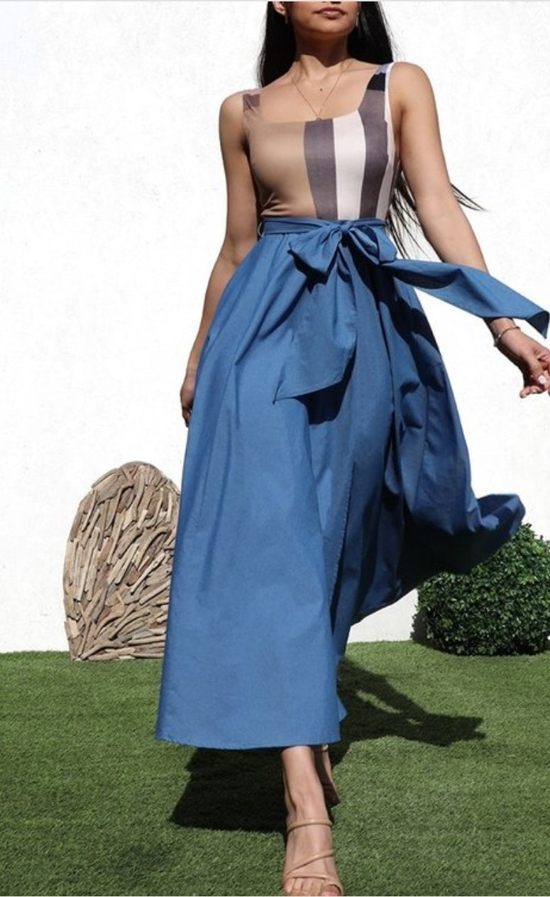 vestido midi estilo BB