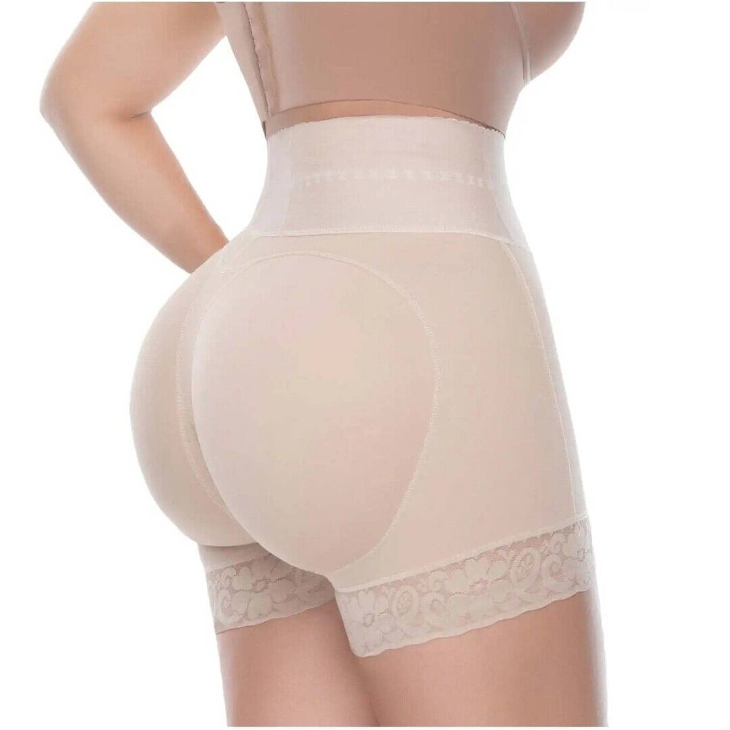 Short Cuerpo de guitarra Butt Lifter Tummy Control short bbl surgery guitar body beige