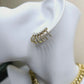 18k  gold filled Multi earrings  ear cuff medium size with rhinestone AR0038