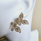 Arete mariposa  diamantada whit rhinestone AR0034