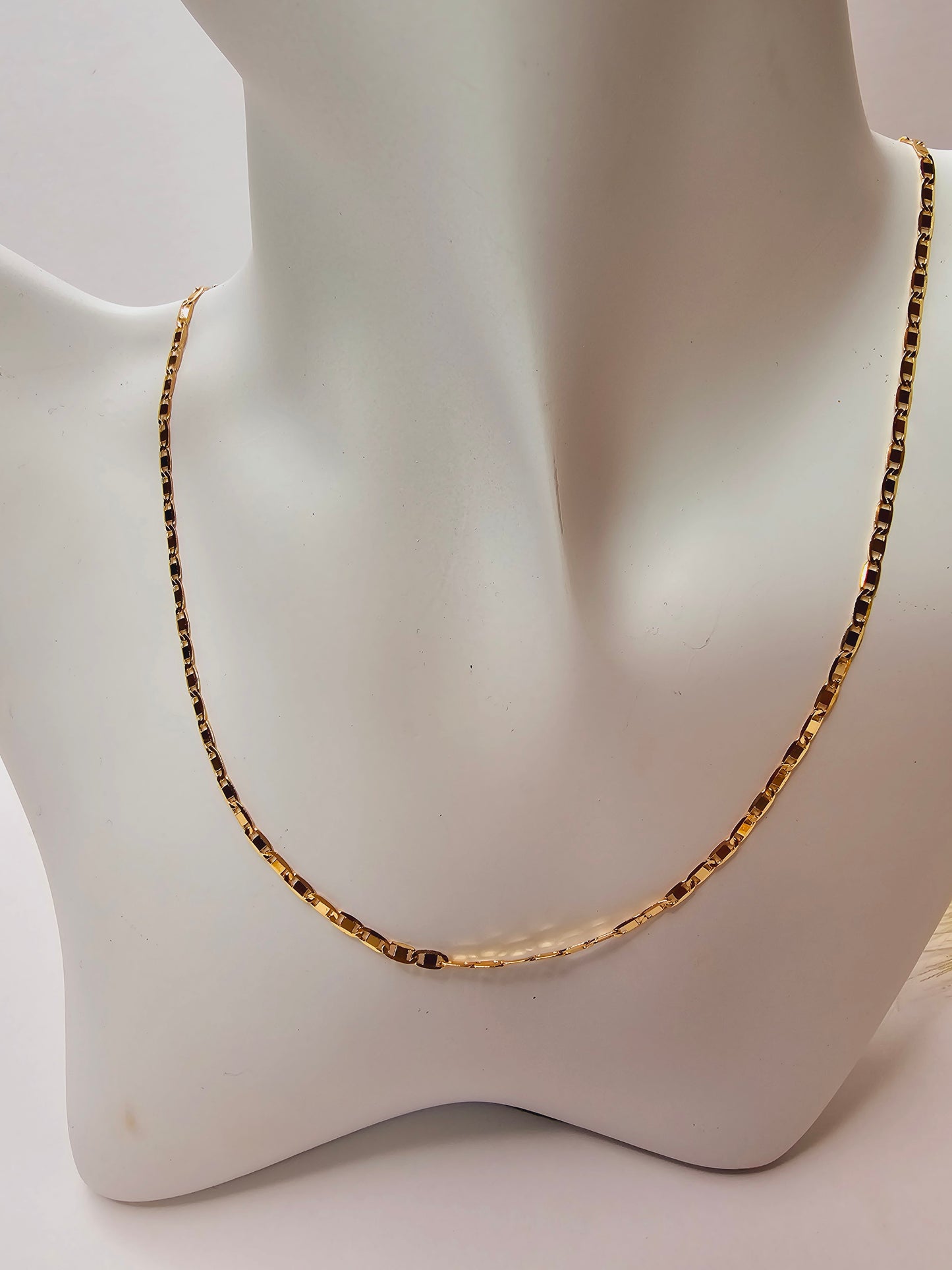 Thin Necklace 18 in high quality cadena tejido Guci CA006